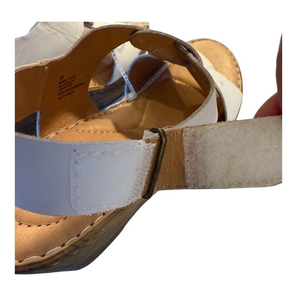 BORN Women's Nina Slingback Sandal, White, Size Womens 10M NEW - Picture 7 of 13